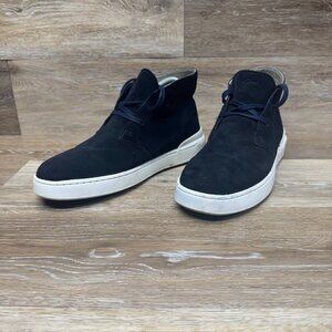 Clarks Courtlite Navy Blue Suede Ankle Shoe Men's Size 9